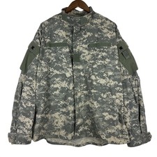 US Army Combat Field Jacket Mens Large Regular Green Digital Camo Military ACU