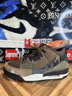 Nike Air Jordan 3 Retro SE Canvas Camo Patchwork Dark Hazel  display picture 3