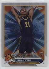 2023-24 Topps Chrome Refractor Isaiah Wong #80 1cb0