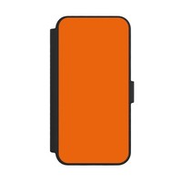 KlapphüLle FüR Apple Iphone 16 Pro Farbe Einfarbig Orange