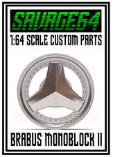 164 Brabus Monoblock Ii Scale Custom Wheels And Tires
