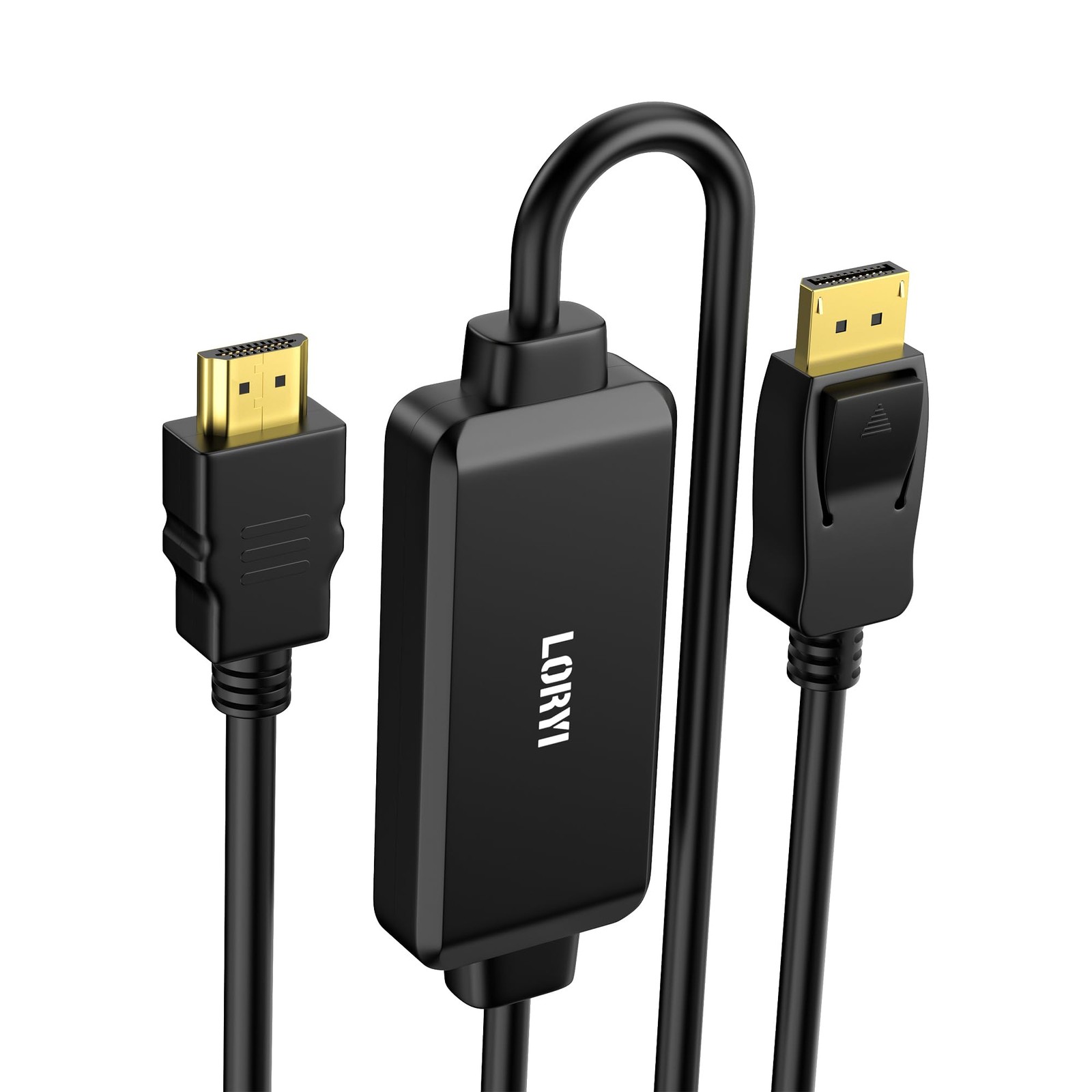 6.6ft HDMI to DisplayPort Cable Male to Male Unidirectional Adapter