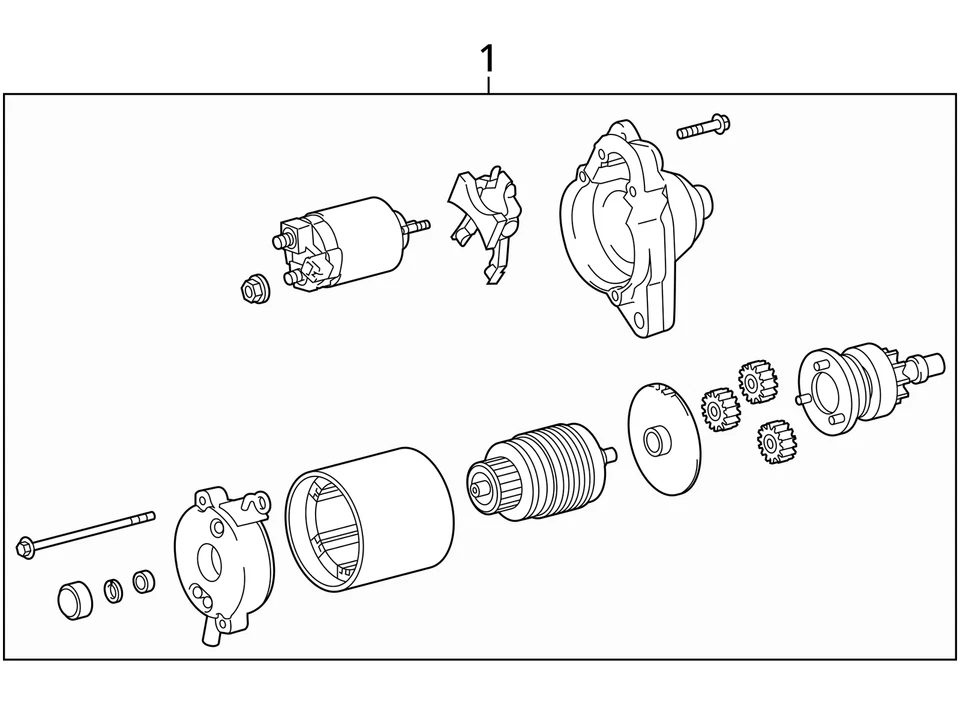 Toyota Corolla 2014-2014 motor de arranque de coche solenoide fabricante original FLEW2 Foto 4 de 4