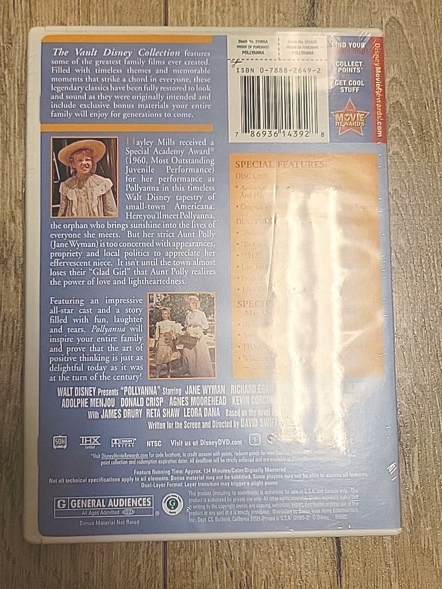 Pollyanna (DVD, 1960) for sale online | eBay