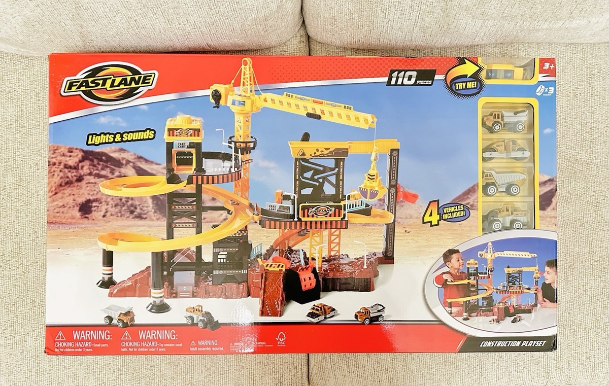 Fast LaneLights & Sounds Construction Playset, Created for You by