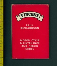 Vincent HRD Twins & Singles (1960) Pearson Service Maintenance Repair Book GB50