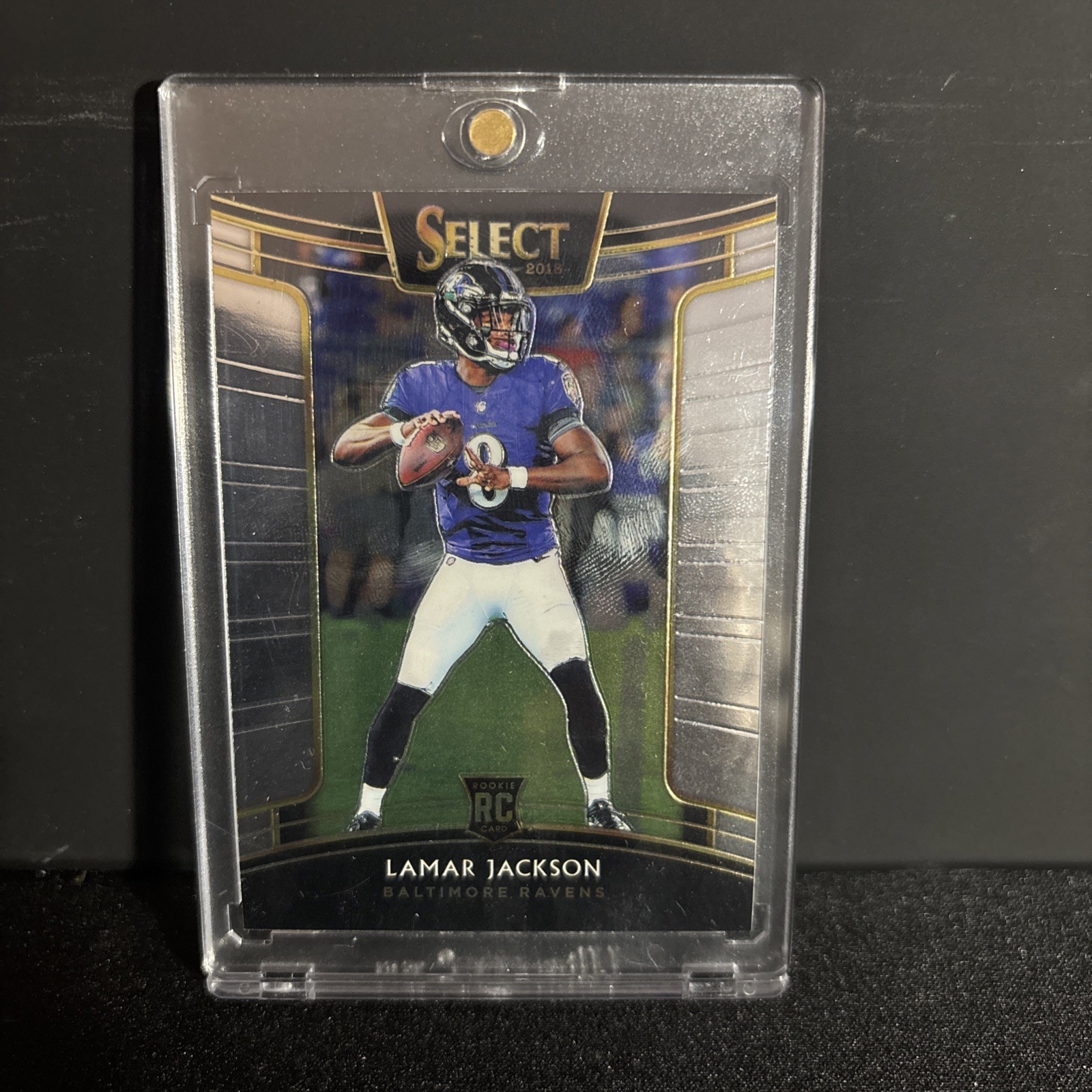 2018 Panini Select Concourse Lamar Jackson Base Rookie #70 INCLUDES ONE TOUCH