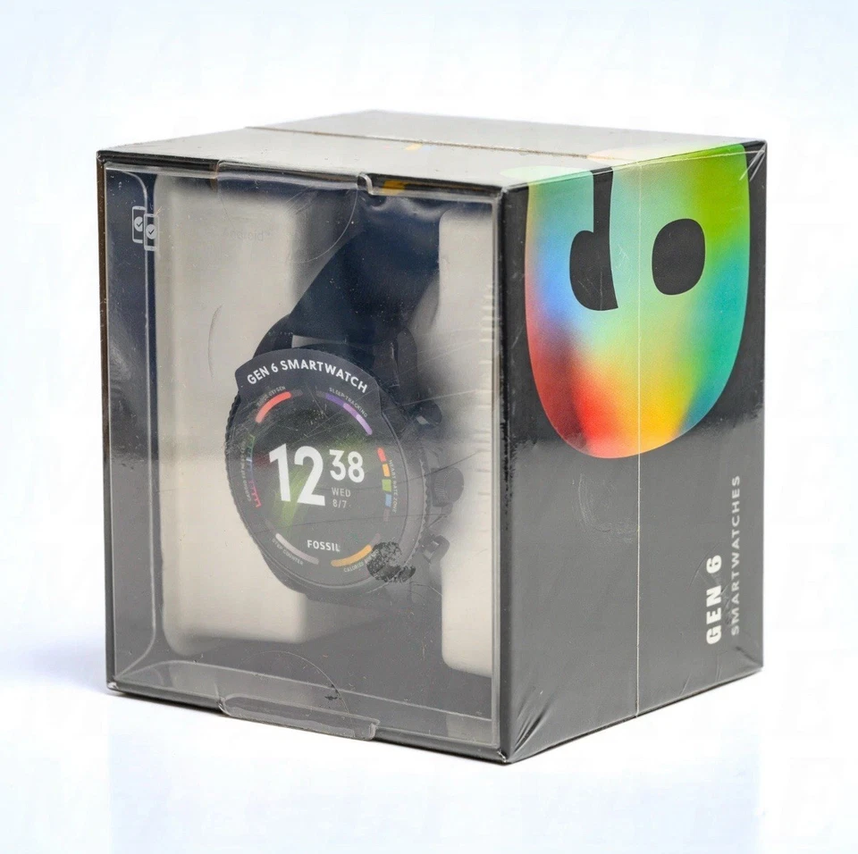 NUEVO Reloj Inteligente Fossil Gen 6 44mm Acero Inoxidable y Silicona Pantalla Táctil Foto 4 de 4