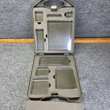 Stampin Up Clear Block Carry CADDY with 9 Acrylic Blocks included W/Case