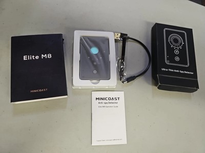 MINICOAST ELITE M8 Hidden Camera Anti Spy Detector  New  A1