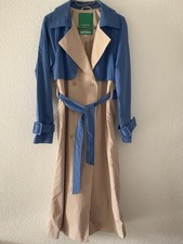 VERO MODA Trenchcoat Mantel Gr. 34 Blau/Beige...
