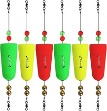 Dovesun Fishing A-Popper-Buoyancy:1.1oz(30g)-Float Length:2.9in/73.5mm*6pcs 