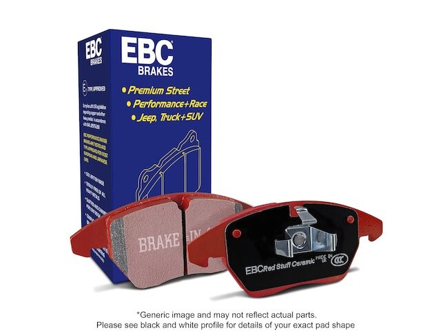 For 1984-1987 Maserati Biturbo Brake Pad Set Rear EBC 19992TZNH 1985 1986