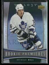 2006-07 Upper Deck Trilogy Brendan Bell RC /999 #155 Toronto Maple Leafs
