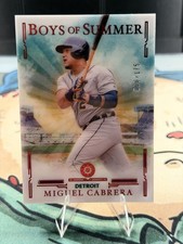 2025 Panini Boys of Summer Miguel Cabrera 175/175 Red Tigers #10