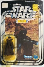 Original Star Wars Jawa 12 back 1977 Kenner action figure Re-sealed Mint On Card