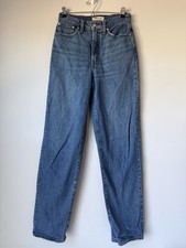 Madewell Womens Blue The Perfect Vintage Jeans Size 26T High Rise Straight