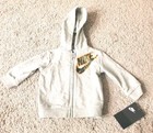 NIKE Infant Gray Full-Zip Top Jacket Hoodie - 6M (Brand New With Tags!) — photo 1