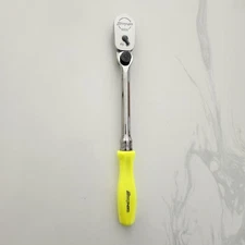 Snap-on FHD80MP 3/8" Drive Multiposition Hi Viz Yellow 11" Ratchet NICE 