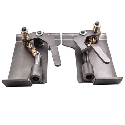 2Pcs Universell Quick Tach Weld On Skid Steer Schnellbefestigungs-Umrüstadapter