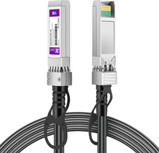 10G SFP to SFP DAC Cable 1M 28AWG Passive Twinax Copper for Cisco Ubiquiti Mer