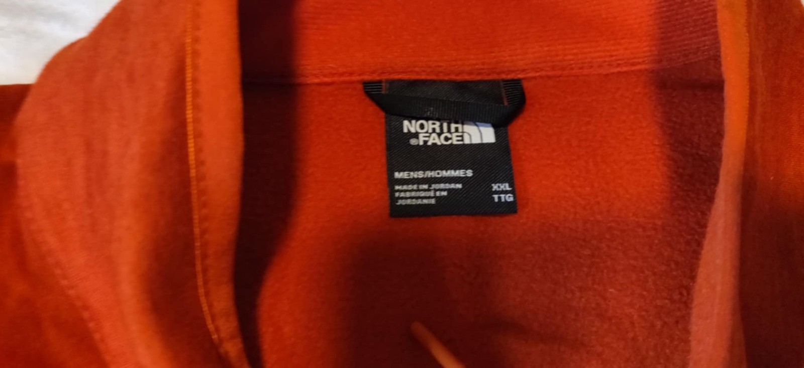 Orange North Face Pullover Half Zip Jacket Hoodie - image 4