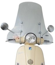 IL  PARABREZZA  FABBRI CON ATTACCHI PIAGGIO VESPA LX 50 125 150 2008 2009 2010 2