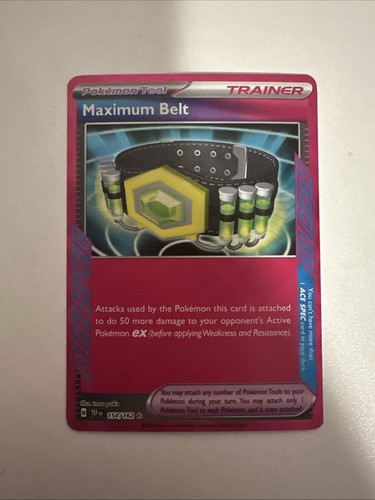 Maximum Belt 154/162 Temporal Forces Pokemon NM 