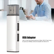 USB3.0 Hub 3 Ports High Speed Mini Lightweight Compact USB Expansion Adapter