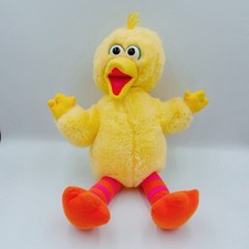 Vintage 1996 Sesame Street Big Bird TALKING PeekaBoo Tyco 16" Plush Toy Working