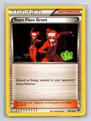 Team Flare Grunt 129/146 Uncommon XY Pokemon Lightly Played