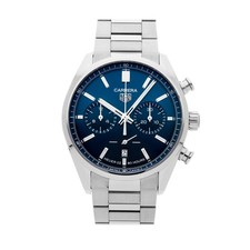 Tag Heuer Carrera Chronograph Steel Auto 42mm Blue Dial Watch CBN2011.BA0642