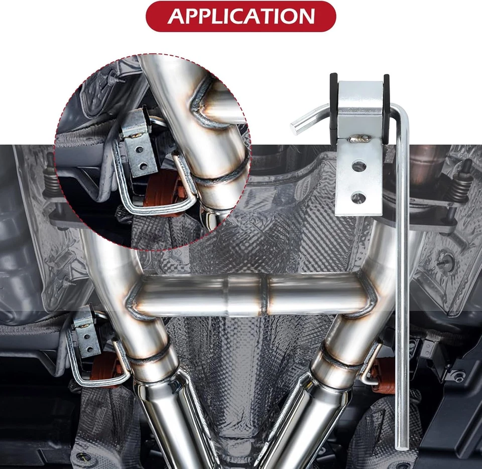 Heavy Duty Exhaust Hanger Rods Universal Use Exhaust Hanger 3/8" Rod 10" Long - Image 4 of 4