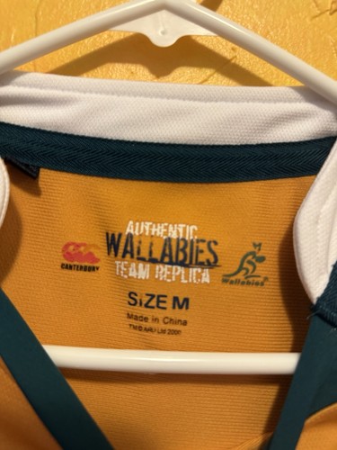 Canterbury Australian Wallabies Rugby World Cup 2007 Trikot Shirt Größe Medium - Bild 2 von 7