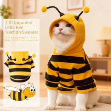 Winter Warm Cat Dog Clothes Soft Cat Holiday Cosplay Clothes  Pet Supplies