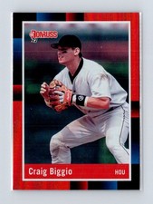 2022 Donruss Holo Red #234 Craig Biggio Houston Astros