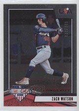 2019 Panini USA Baseball Stars & Stripes Longevity Ruby 28/249 Zach Watson 07rd