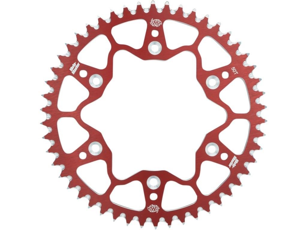 Moto Master Chainring Aluminum Fits Honda CR CRF 125 250 450 500 Red 49