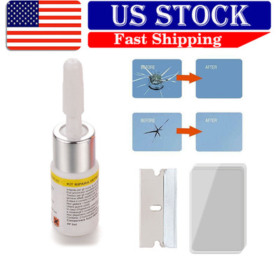 Auto Glass Nano Repair Fluid For Car Windshield Resin Crack Tool Kit Crack