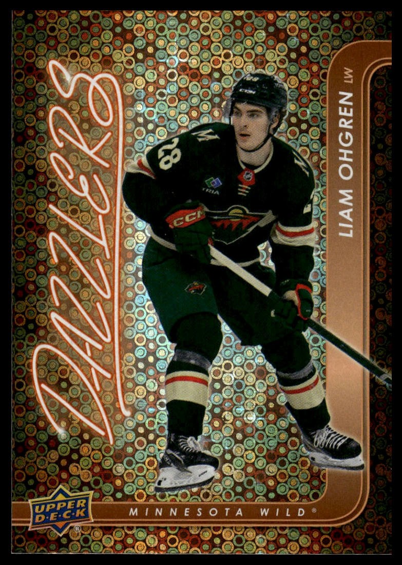 2024-25 Upper Deck #DZ-63 Liam Ohgren Dazzlers Orange
