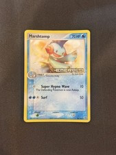 Marshtomp 36/106 Emerald Reverse Holo Stamped Pokemon Card - LP HOLO BLEED! on eBay