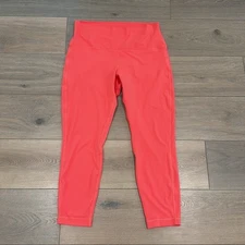 LULULEMON Pale Raspberry Align High-Rise Pant 25" Active Yoga Leggings Size 14