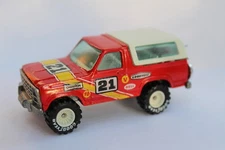 Hot Wheels Real Riders Ford Bronco Four Wheeler White Hubs Good Year 1980 Mattel