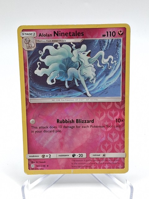 Alolan Ninetales [Reverse Holo] #145 (Cosmic Eclipse (2019))