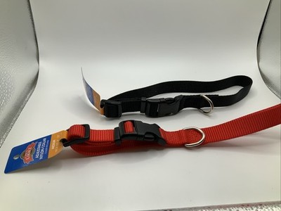 Grreat Choice Jewel Dog Collar Medium Adjustable Red Or Black