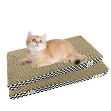 2 PCS Corrugated Cat Scratching Board Indoor Scratcher DoubleSided Pad