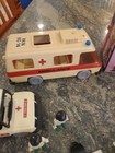 Vintage 1970s Marx Toys Playpeople Box Playmobil UK Ambulance 1748 Firetruck + — photo 4