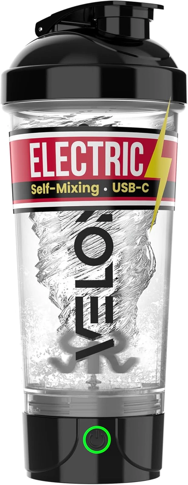 Electric Protein Shaker Bottle - 24 Oz | USB-C Rechargeable | Leak Proof Shaker
Opens in a new windo