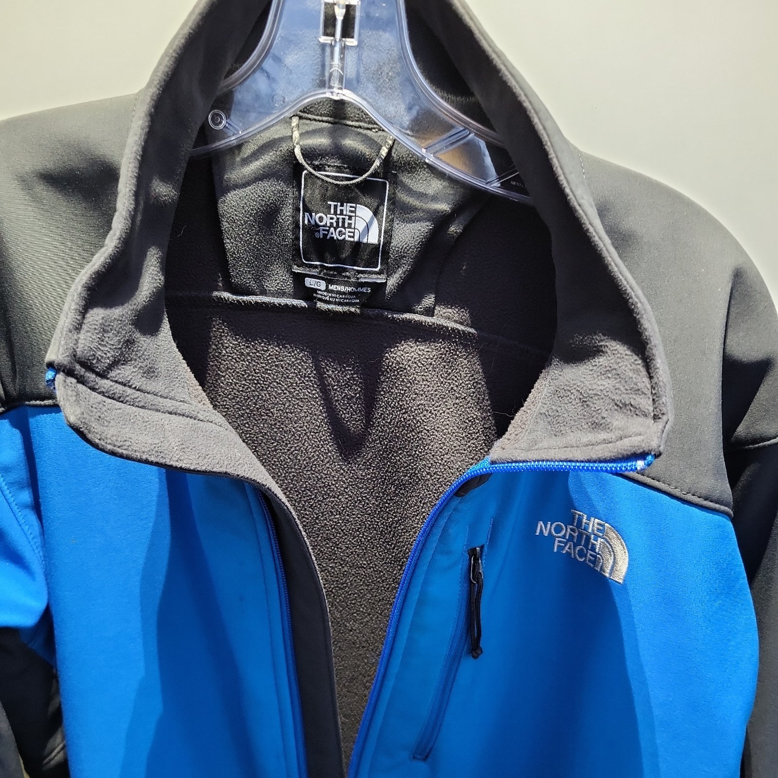Men’s Large North Face Softshell Jacket. Slate Gr… - image 4