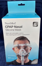 New Large NuvoMed CPAP Silicone Nasal Mask w/removable cushion NIB FREE SHIPPING